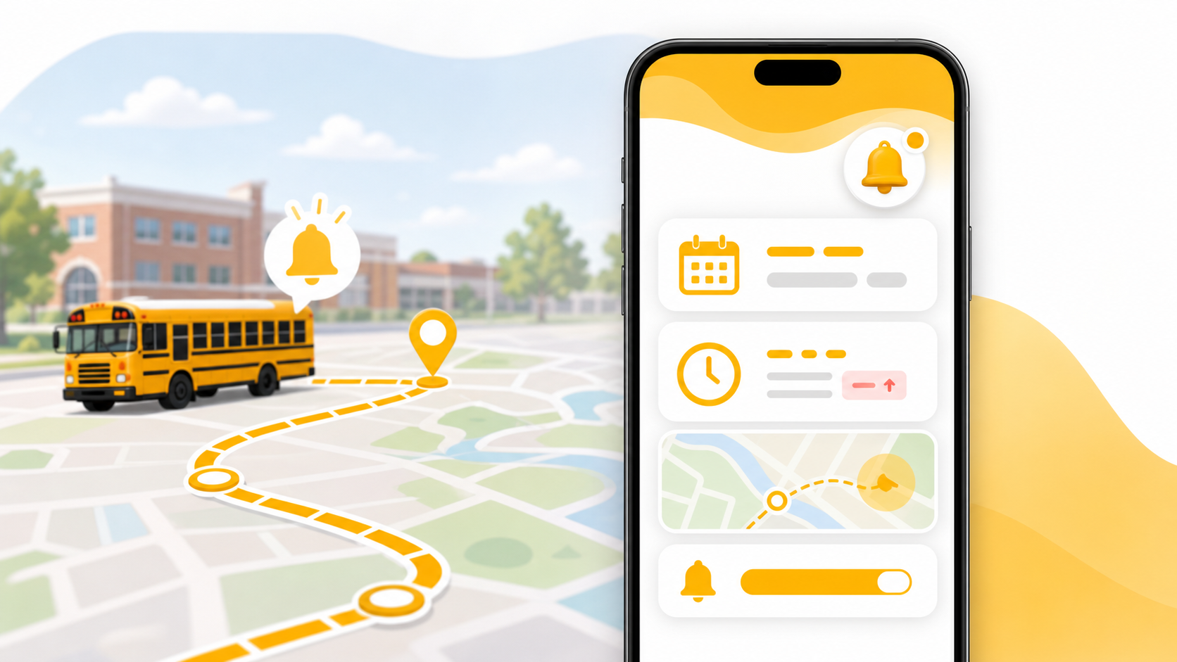 Passenger app schedule and route update preview